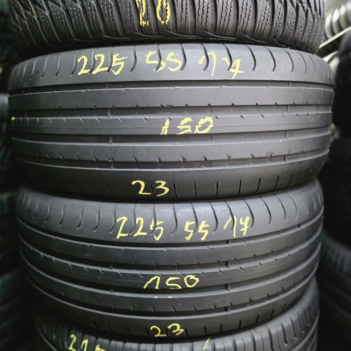 Anvelope 225/55/17 M+S si de vara diferite modele Stare excelenta