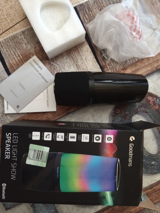 Блутут тонколонка - GGoodmans led light show Bluetooth speaker