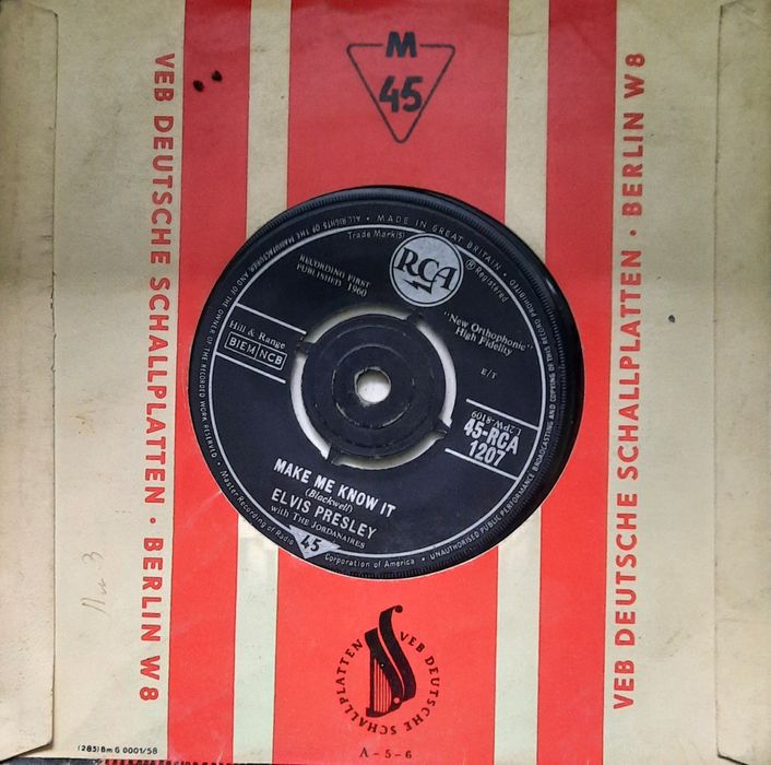 Грамофона плоча  на Елвис Пресли