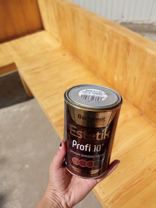 Ъглов диван - масивна дървесина