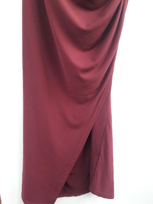 Rochie lungă de ocazie vișiniu/grena