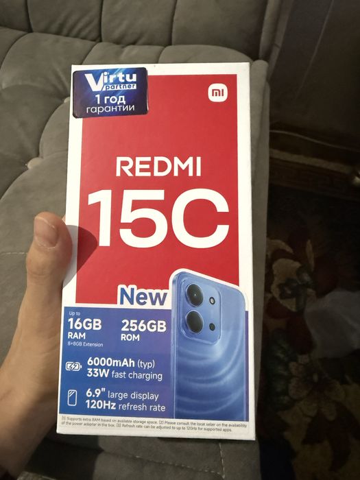 Срочно продаётся REDMI 15C 256/16 GB