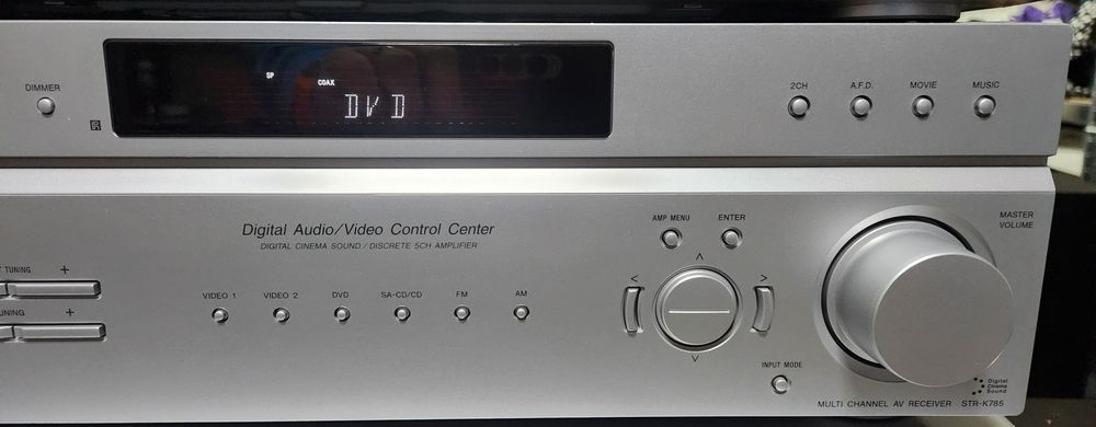 Sistem Sony cu dvd player și telecomandă
