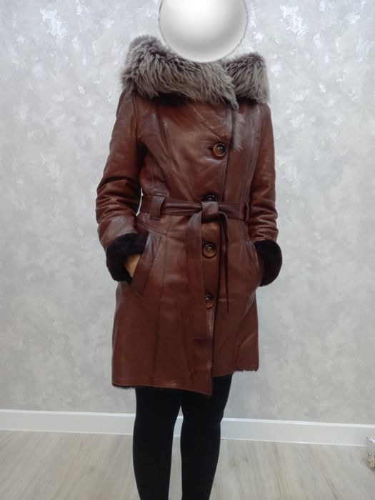 Дубленка женская кожаная