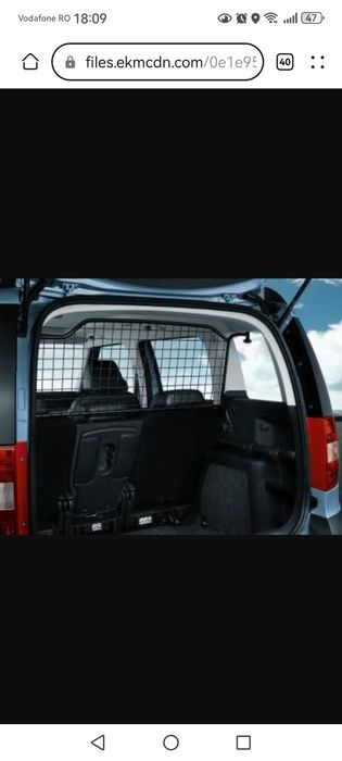 Separator portbagaj Skoda Yeti