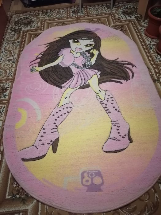 Covor cu prințesa pentru cameră fetițe