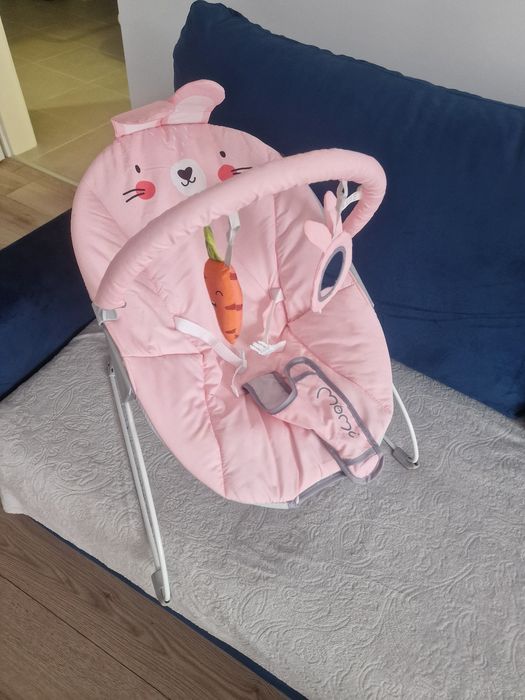 Leagăn Bebeluș Iepuraș roz