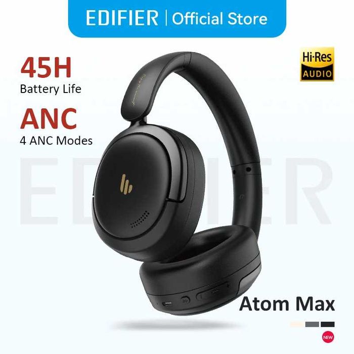 продам новый Edifier Atom MAX/сертификацией Hi-Res/Шумоподавление