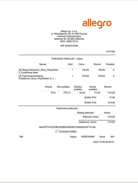 PlayStation 5 slim 1 TB sotaman.