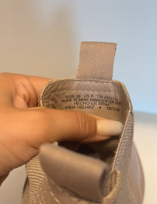 Ghete piele naturala H&M 39