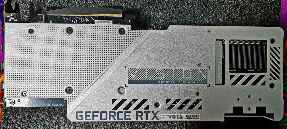 Видеокарта GIGABYTE GeForce RTX 3080 Ti VISION OC 12G