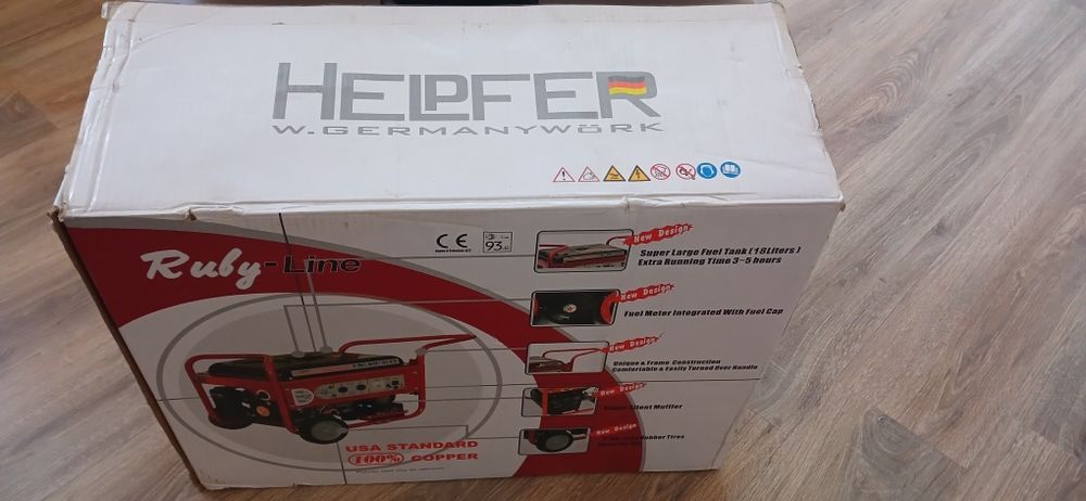 Продам бензиновый генератор HELPFER