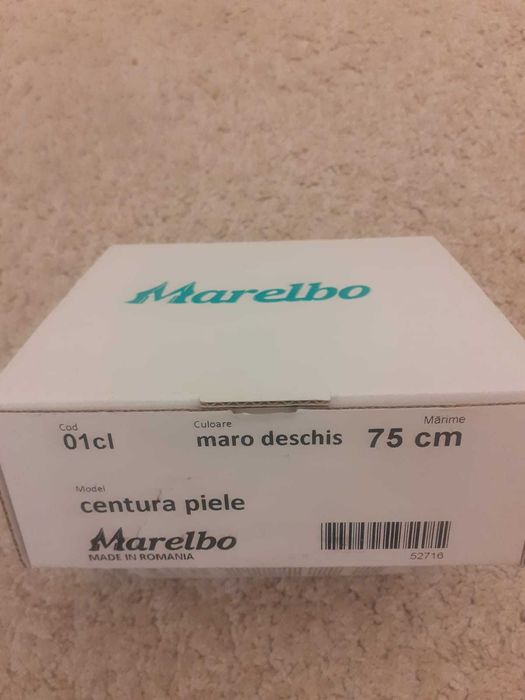 curea de piele maro