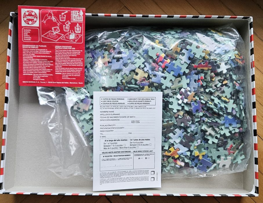 Панорамен пъзел Educа  1000 части