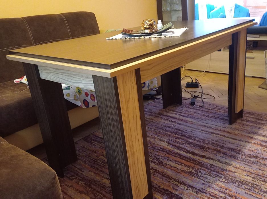 Трапезна, масивна маса 140х83х76