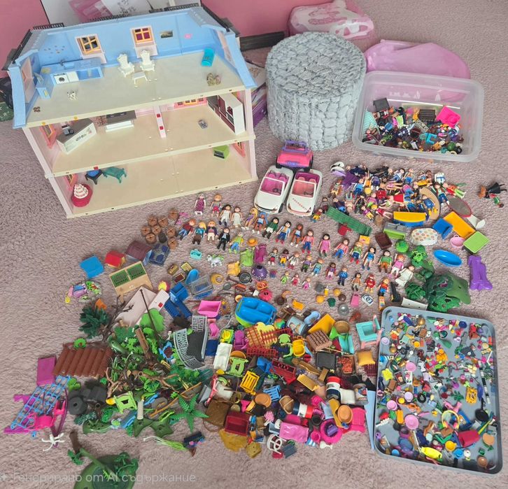 Къща Playmobil 5303 + много допълнителни артикула