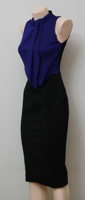 Rochie Karen Millen   negru albastru marimea  34