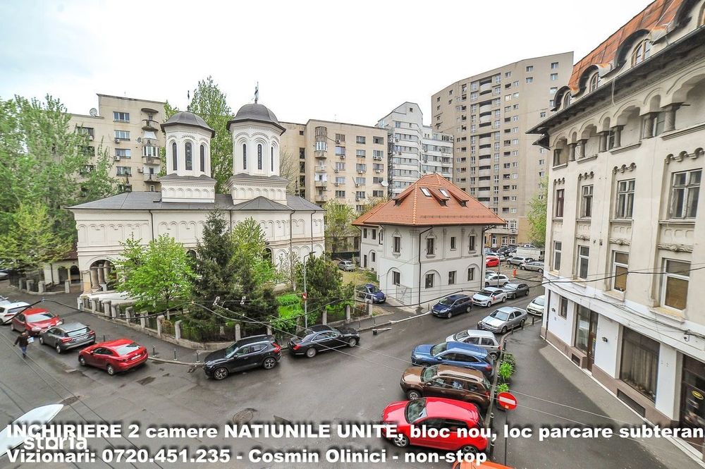 Inchiriere 2 camere NATIUNILE UNITE, boc nou, parcare subterana