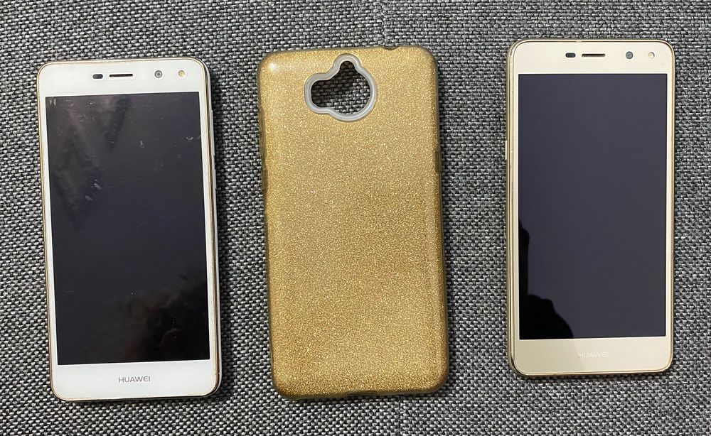Huawei Y6 2017 бял и златист