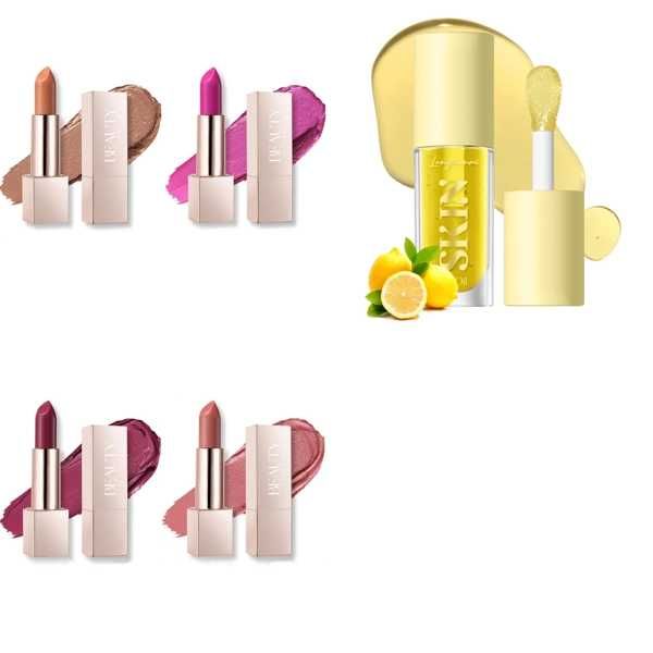 Комплект Червила с Гланц за устни, Beauty Searcher