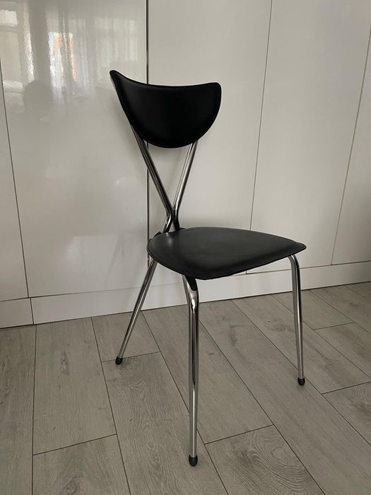 Mid century 4 scaun piele Milano