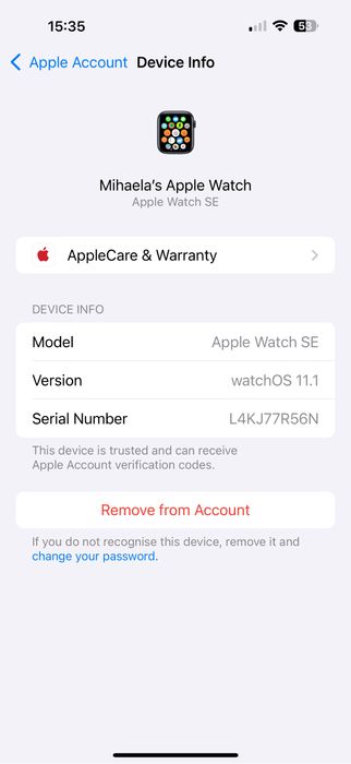 Apple Watch SE 2nd generation 40mm