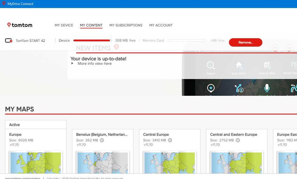TomTom Start 25,42 si Becker Be B00,Mio Spirit 687 -Full Europa