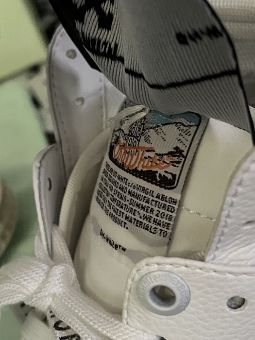 Off white Court 3.0 PIELE NATURALA