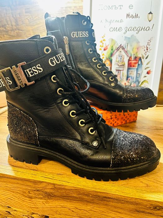 Боти Guess естествена кожа