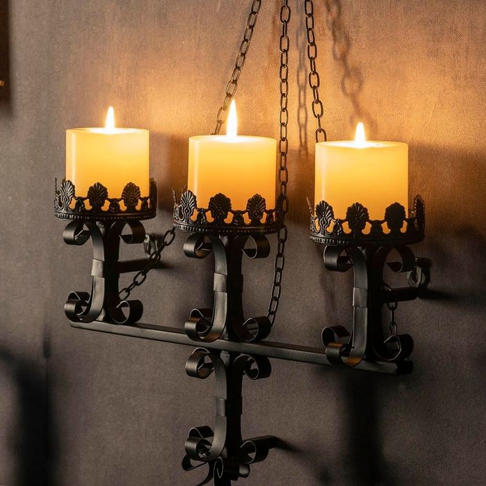 Suport gotic pentru 3 lumânări