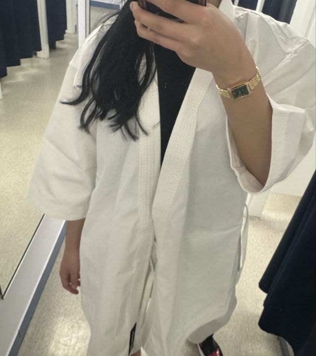 кимоно легкий в комплекте с ремнем