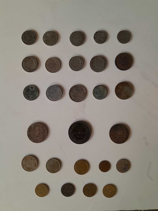 СТАРИ МОНЕТИ - 1800 ГОДИНА - Стара колекция монети от дядо ми