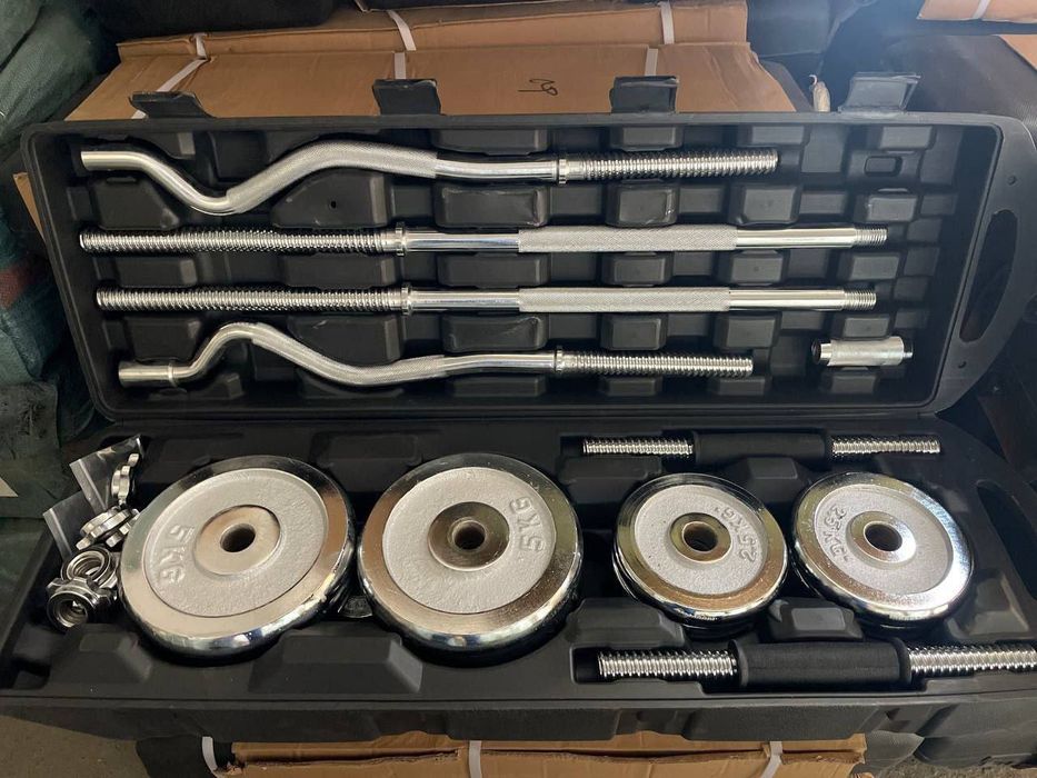 Гантел Хромированные