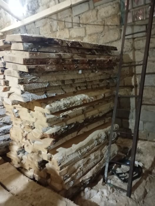 Деловой лес. Береза доска необрезная