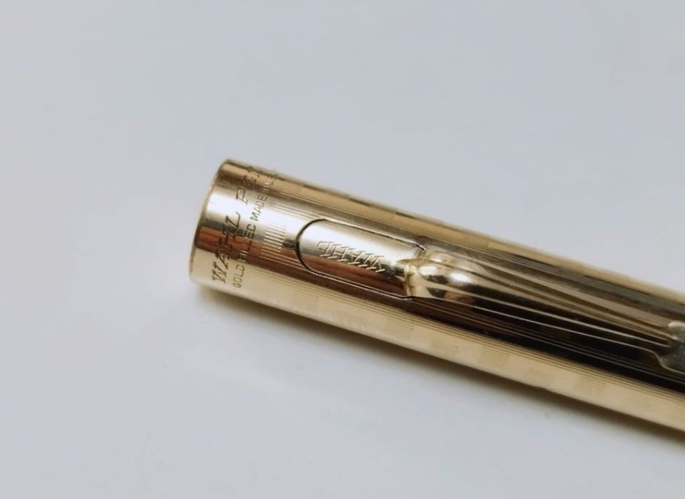 Vechi stilou Wahl, model design grecesc, cu penita de aur de 14K , anii 1922 1924, USA, rar