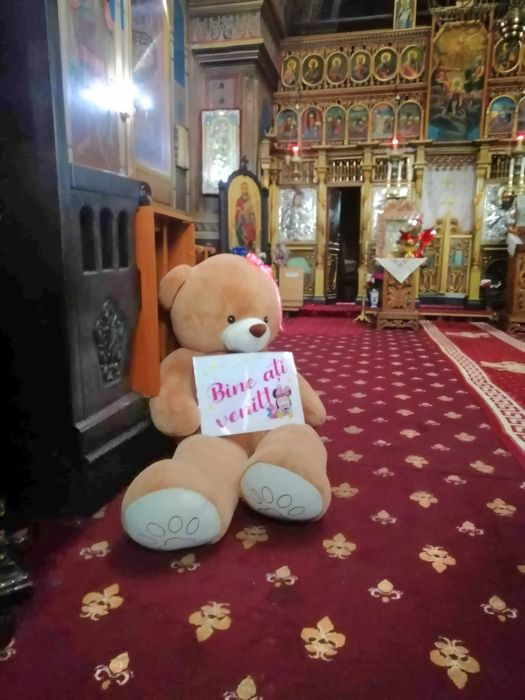 Aranjament botez cristelnita/ decor botez