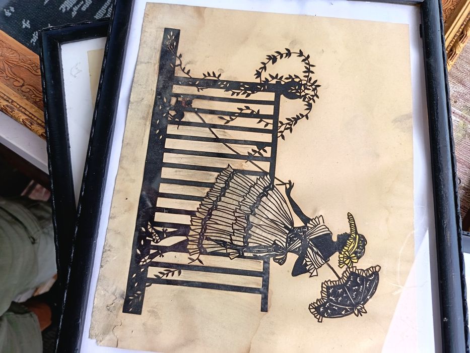 Tablouri Scherenschnitt/ silhouette art