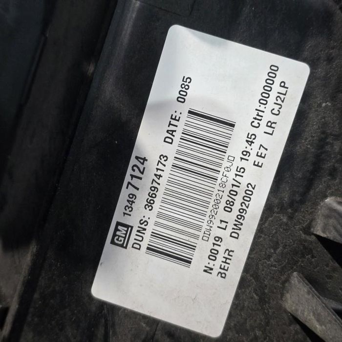 Carcasa aeroterma completa Opel Astra J GTC