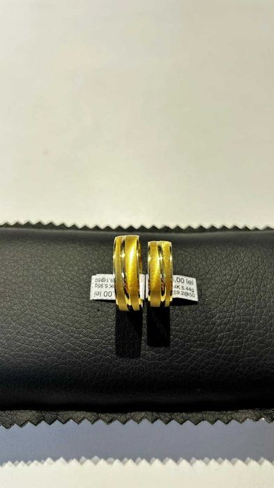 Set Verighete 14K 5.95g+5.44g (AG50/5259.1 5259.2) Garantie 2 ani!