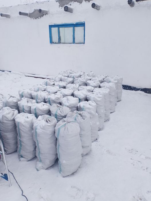 Уголь дрова в мешках