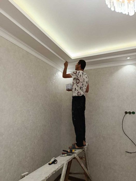 Маляр. Обой ёпиштириш 25 минг. Малярка 55 минг. Евро ремонт..