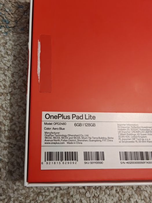Se vinde OnePlus Pad Lite la cutie