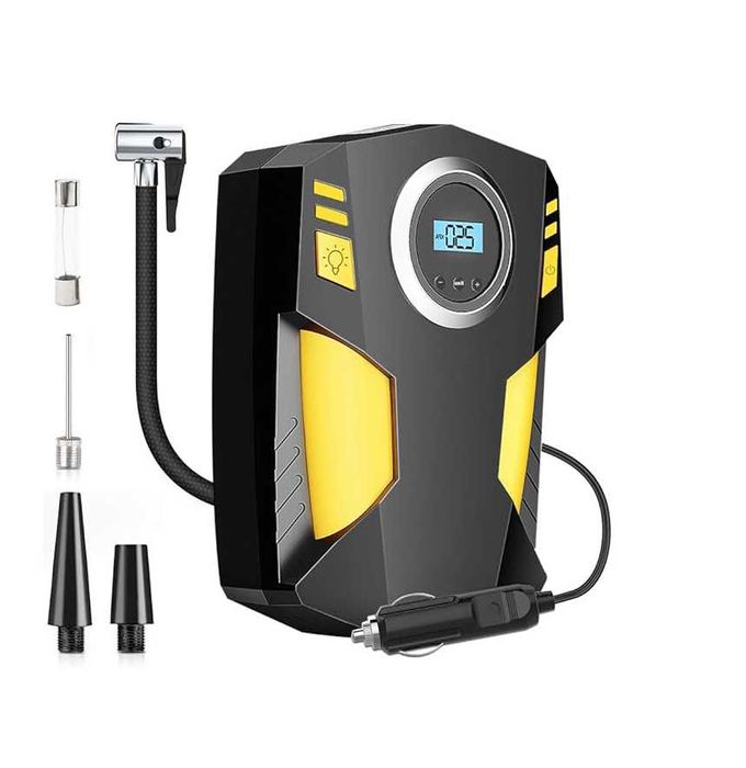 Compresor auto digital 3in1, 120W, 35L/min, Cablu de alimentare 3m