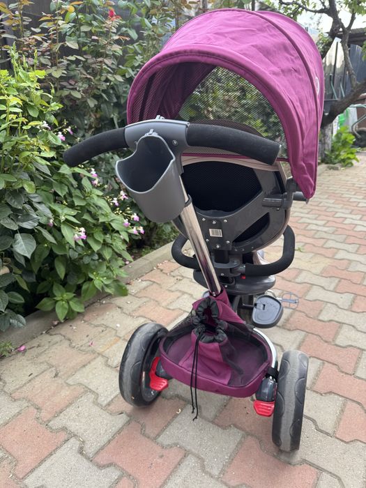 Tricicleta multifunctionala 4 in 1 cu sezut reversibil Coccolle Velo Violet