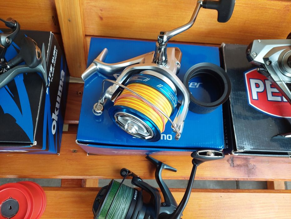 Mulinete crap: shimano speedmaster xsd/xtc, okuma flite surf, penn8000