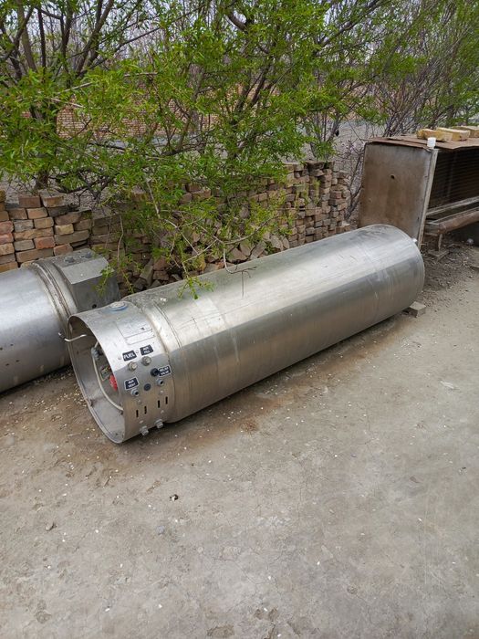 Газовый баллон из нержавейки для фур.