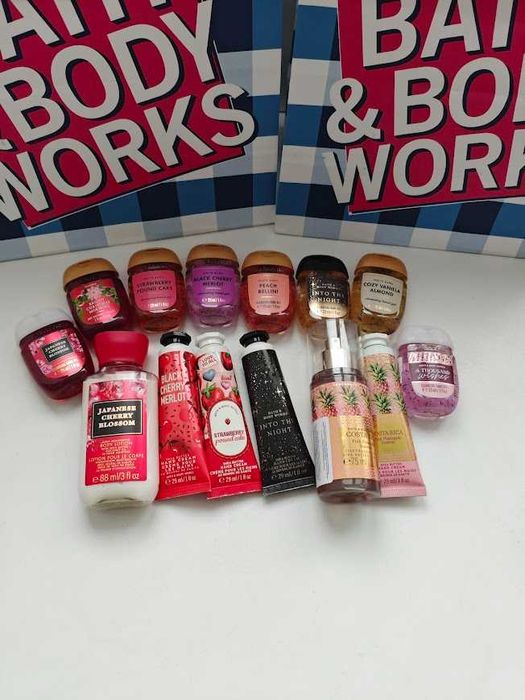 Bath and Body Works комплекти лосиони,свещи, дезинфектанти, сапуни