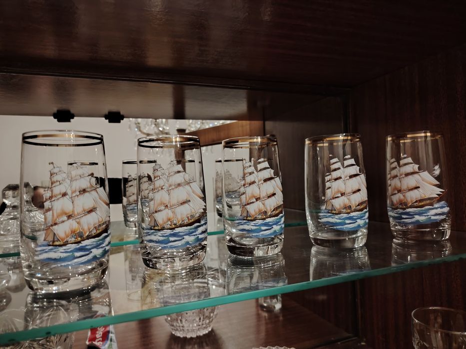 Хрусталь стаканы, салатницы