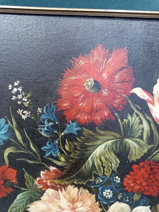 Бароков натюрморт 70х81см в рамка с истинска позлата (Gold Leaf)