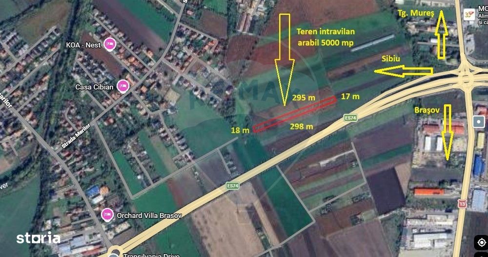 Teren intravilan, 5000 mp, Stupini, str Pomiculturii